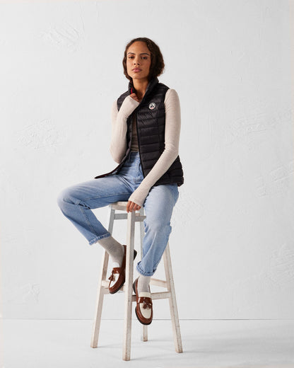 Doudoune légère sans manches Noir Seda
