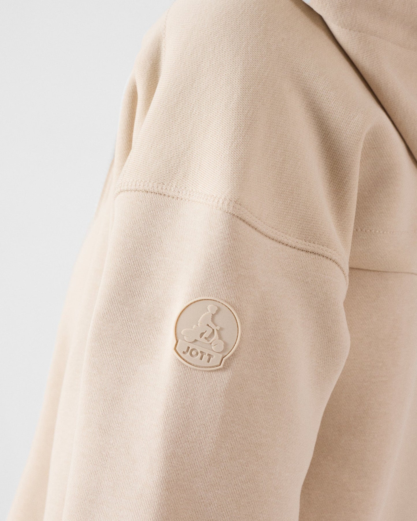 Veste zippée en molleton Sable Leda