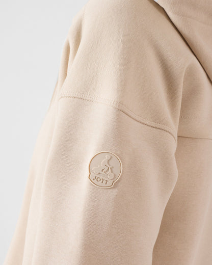 Veste zippée en molleton Sable Leda