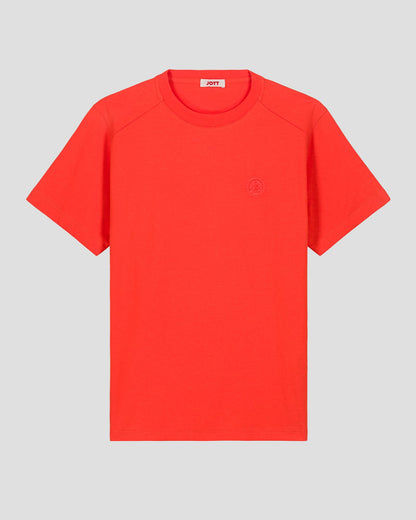 T-shirt col rond homme en coton Rouge feu Pedro