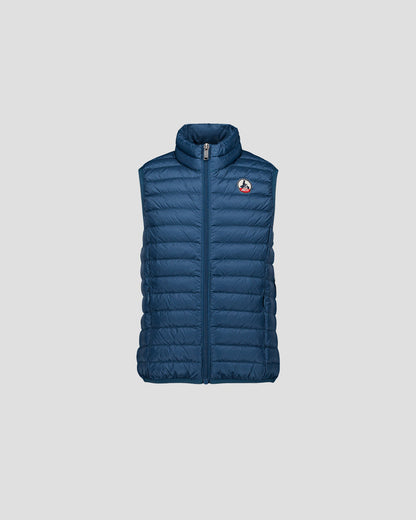 Doudoune sans manches enfant Bleu jeans Zoe