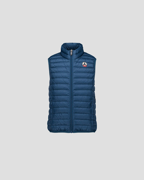 Doudoune sans manches enfant Bleu jeans Zoe