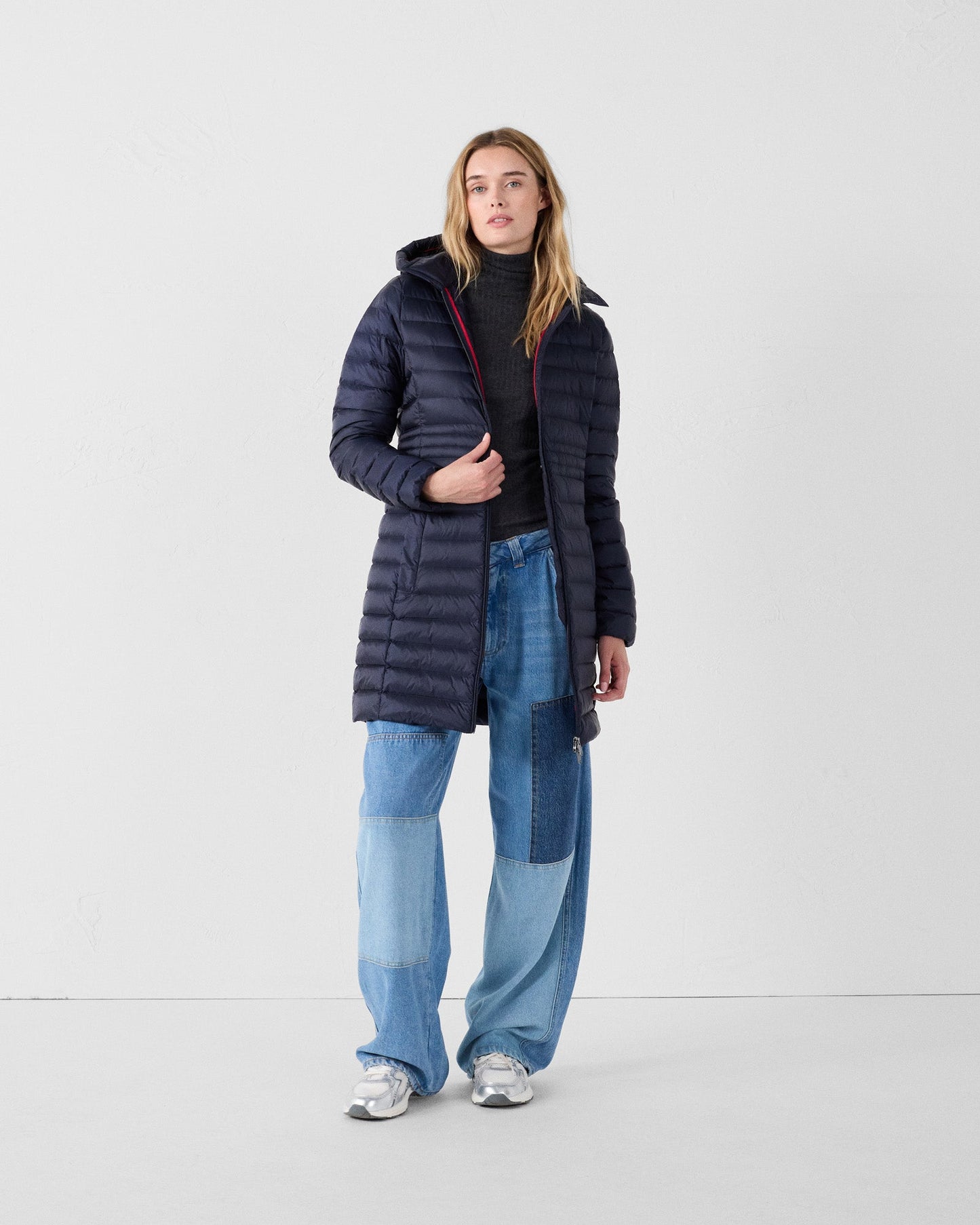 Doudoune longue à capuche Marine Vero 2.0