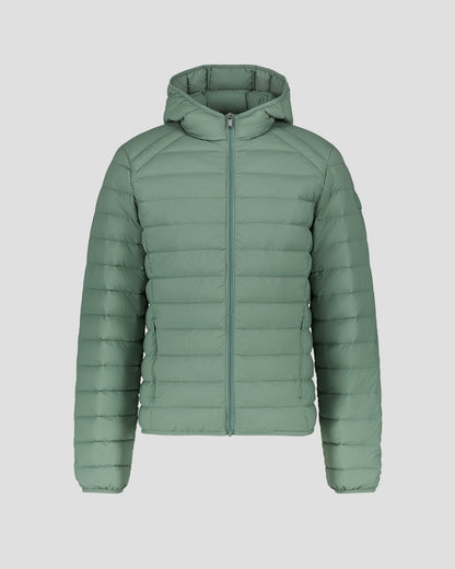 Doudoune légère stretch à capuche Vert minéral Frantz