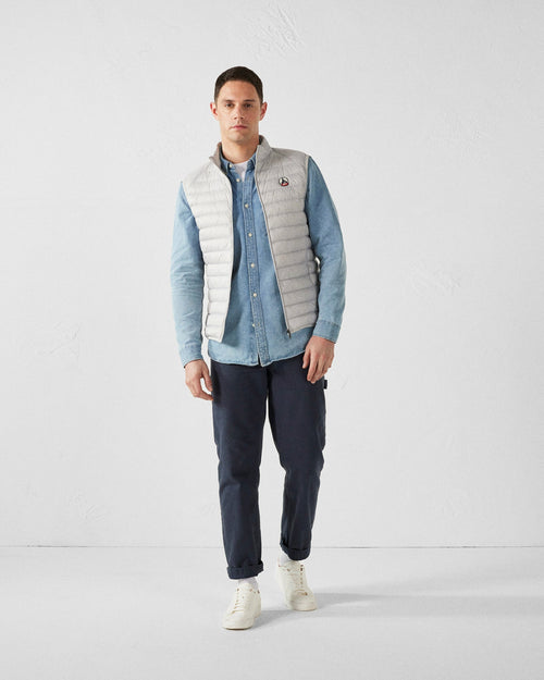 Doudoune sans manches Gris glace Tom