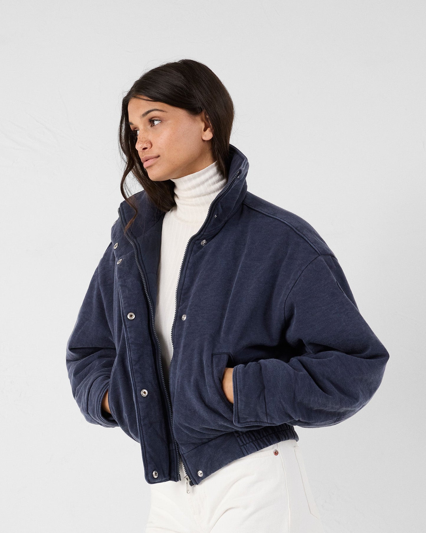 Bomber en jersey Marine Dory