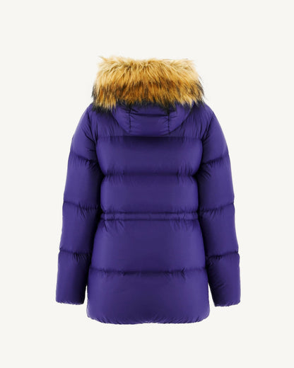 Doudoune à capuche Grand Froid Bleu nuit Luxe 2.0