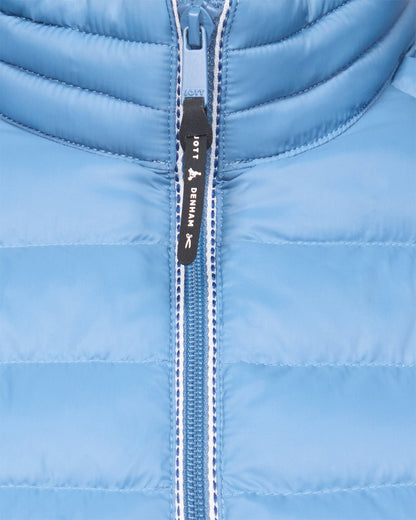 Doudoune légère avec détails en denim Bleu délavé Flight WNW JOTT x DENHAM