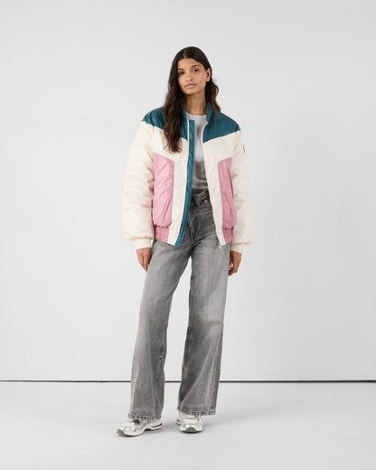 Veste esprit puffer Deep lake/Rose antique Joan