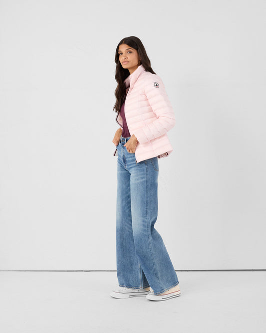 Doudoune légère Rose pétale Cha