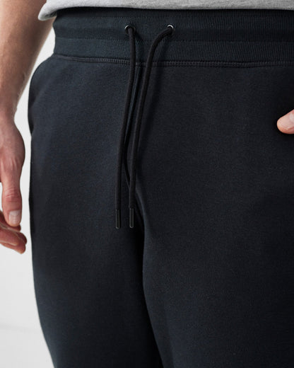 Pantalon de sport en coton Noir Achille