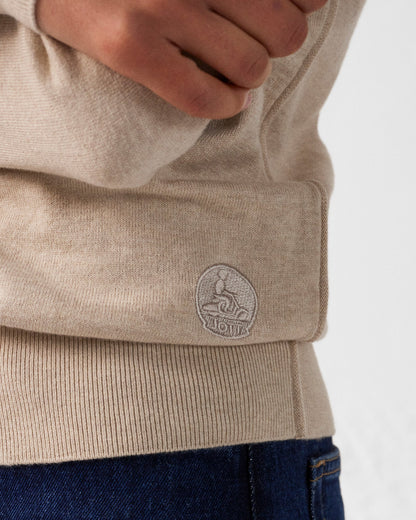 Pull en maille col rond Sable Heloise