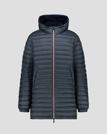 Doudoune longue réversible Marine/Bluestone Assen