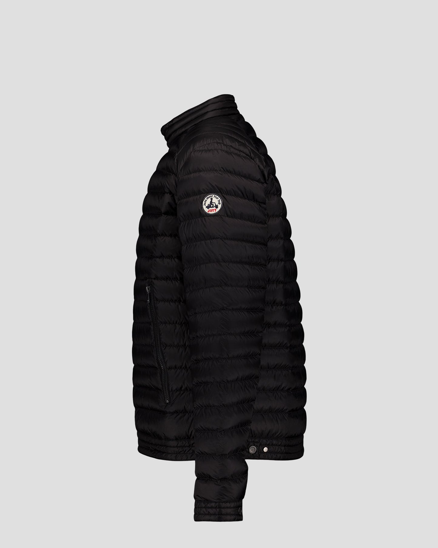 Doudoune col biker Noir Bastien