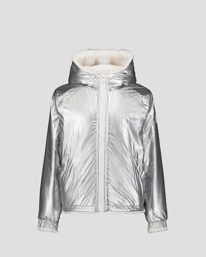 Doudoune enfant réversible fausse fourrure Blanc Brana