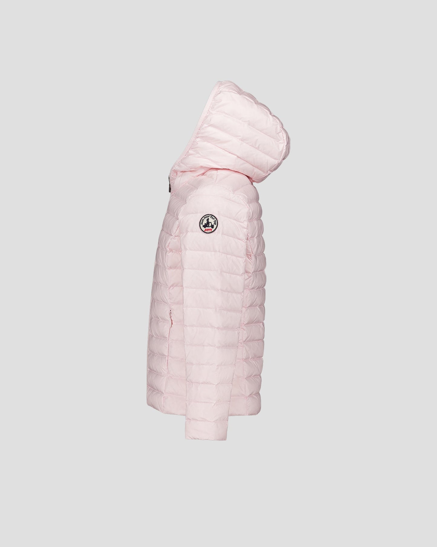 Doudoune légère à capuche enfant Rose pétale Carla