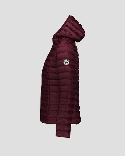 Doudoune légère à capuche Cerise noire Cloe