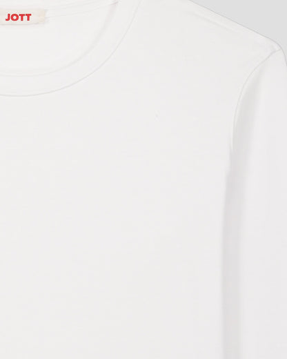 T-Shirt à col rond Blanc Emilio