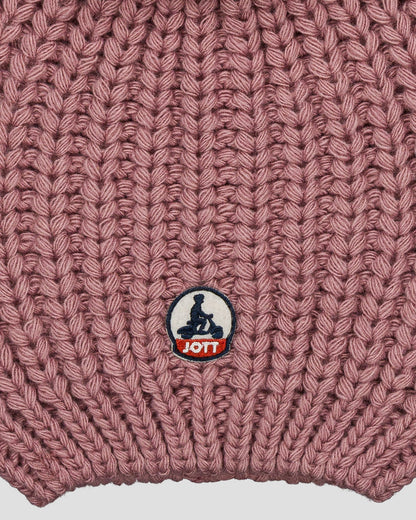 Bonnet à pompons Rose antique Langley