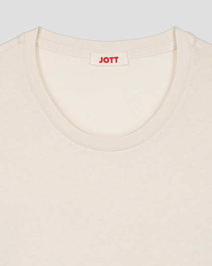 T-Shirt à col rond Naturel Lucia