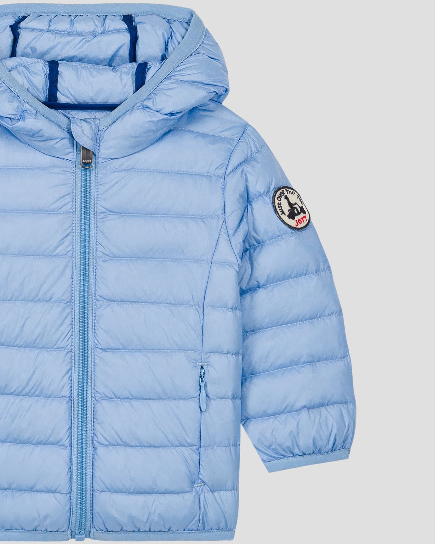 Doudoune bébé à oreilles Bleu cristal Mael