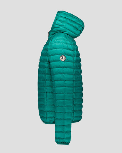 Doudoune légère à capuche Vert persan Nico