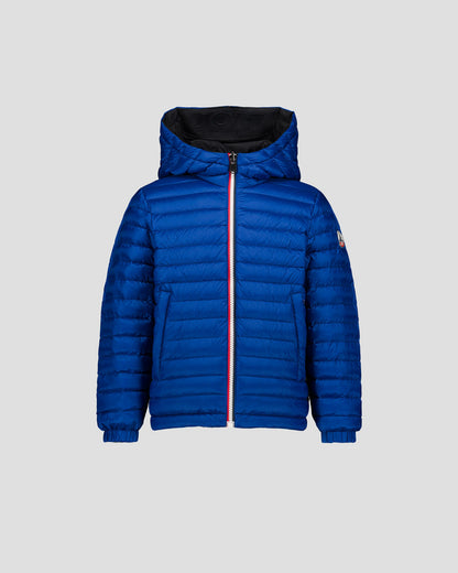 Doudoune enfant réversible Noir/bleu cobalt Sauda
