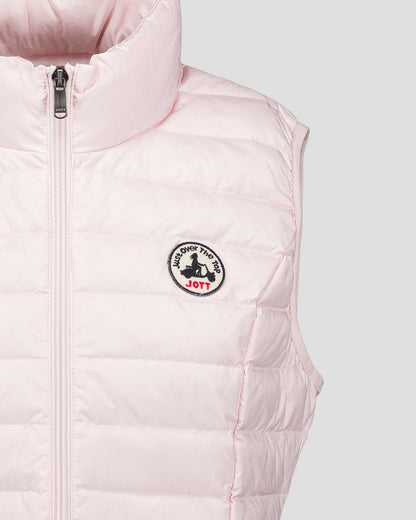 Doudoune légère sans manches Rose pétale Seda