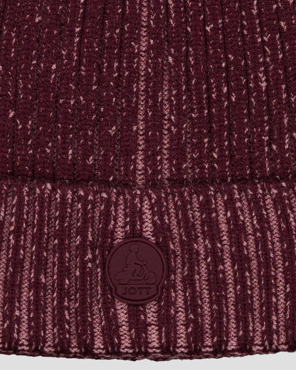 Bonnet bicolore Cerise noire Todd