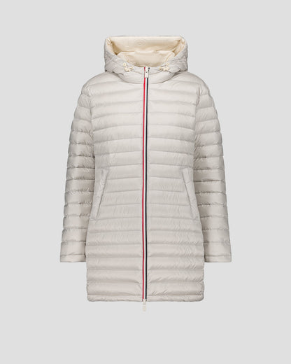 Doudoune longue réversible Naturel/gris glace Verone