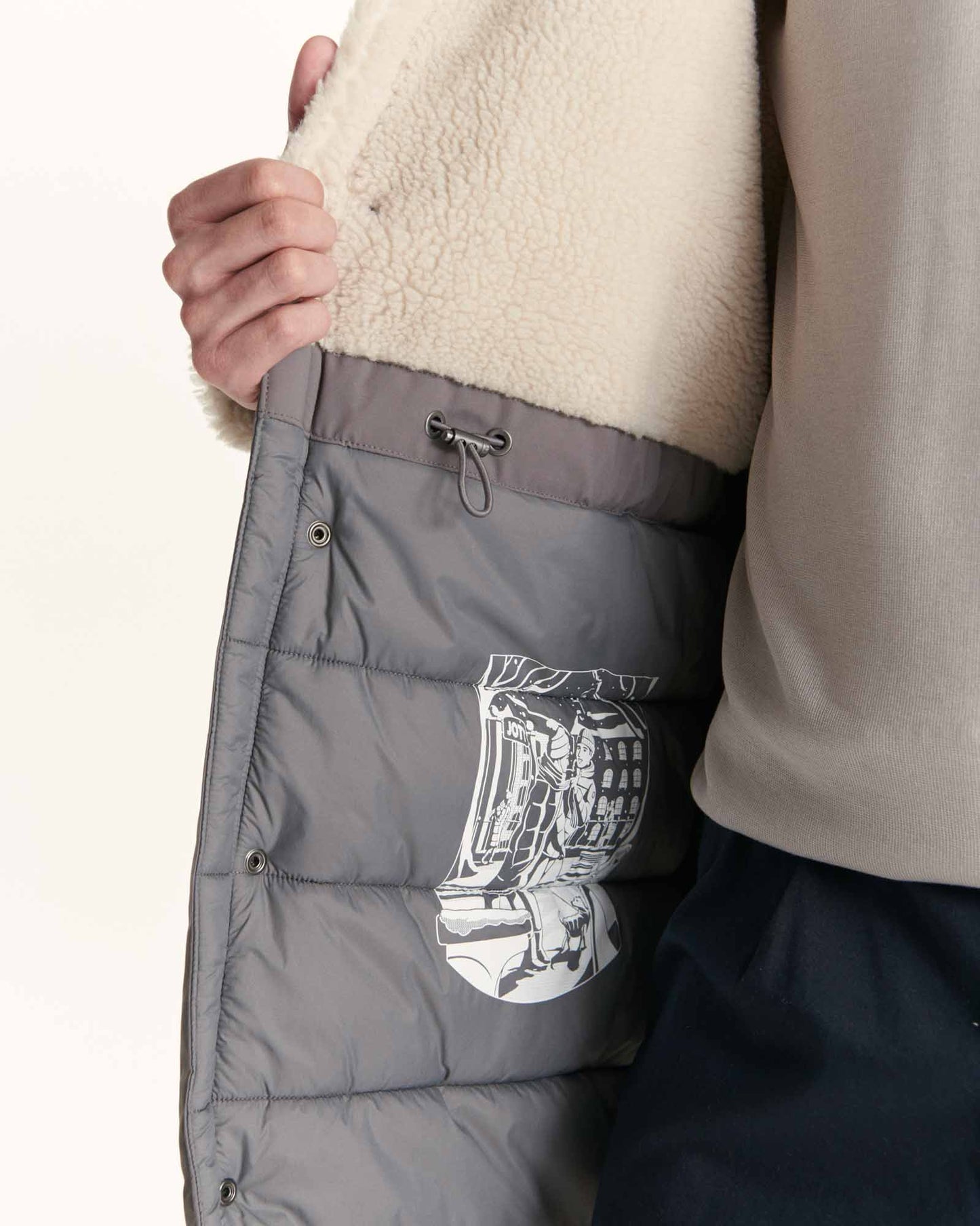 Parka à capuche Grand Froid Anthracite Toundra