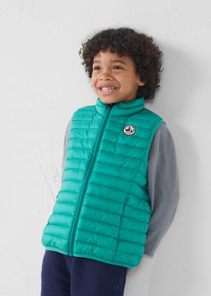 Doudoune sans manches enfant Vert persan Zoe