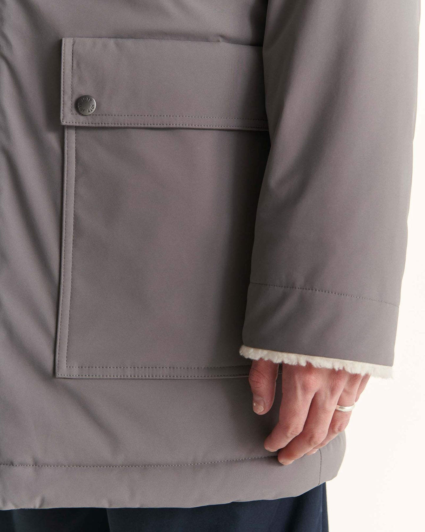 Parka à capuche Grand Froid Anthracite Toundra