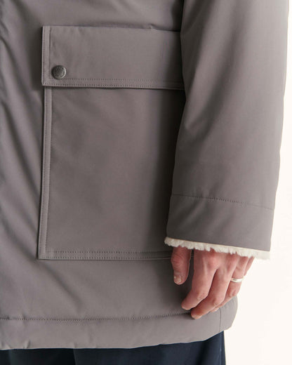 Parka à capuche Grand Froid Anthracite Toundra