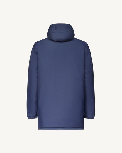 Doudoune longue réversible à capuche Marine Amsterdam 2.0