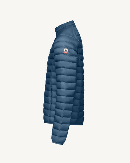 Doudoune légère Bleu jeans Mat