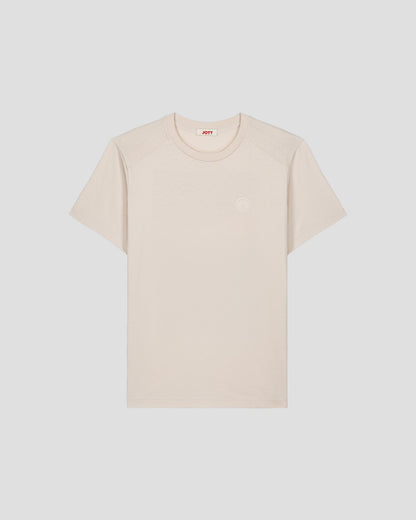 T-shirt col rond en coton Sable Espar