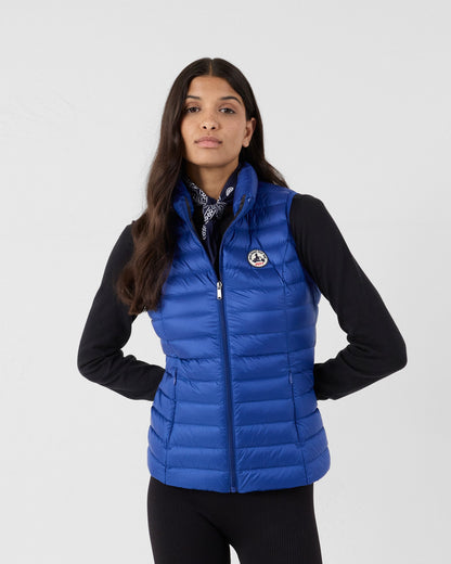 Doudoune légère sans manches Bleu cobalt Seda