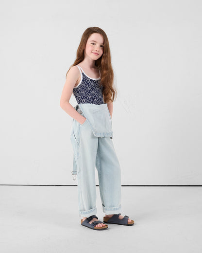 Maillot de bain Mono marine Milla monogram