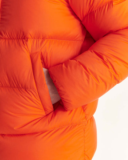 Doudoune courte à capuche Orange foncé Prestige 2.0