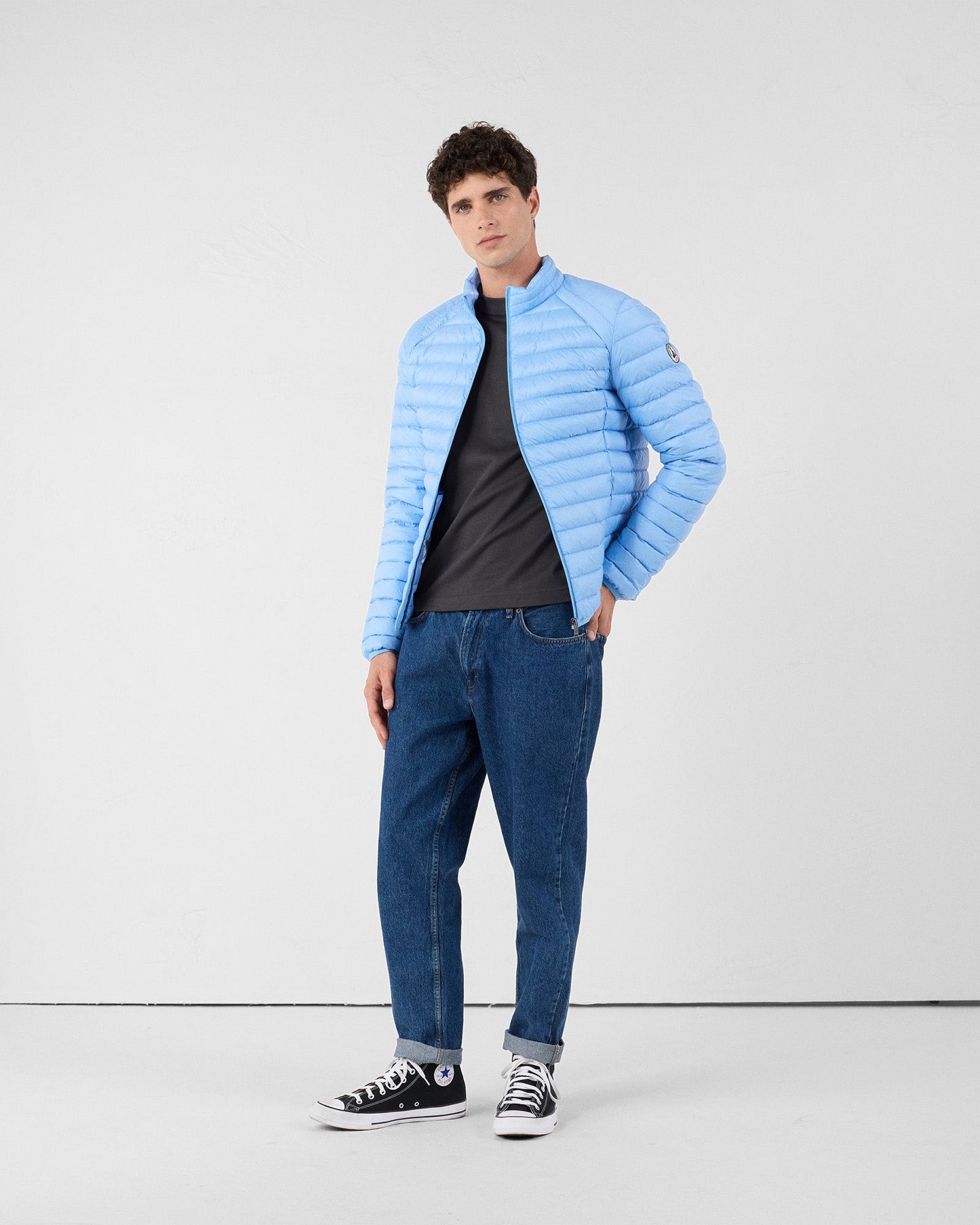 Doudoune légère Bleu cristal Mat