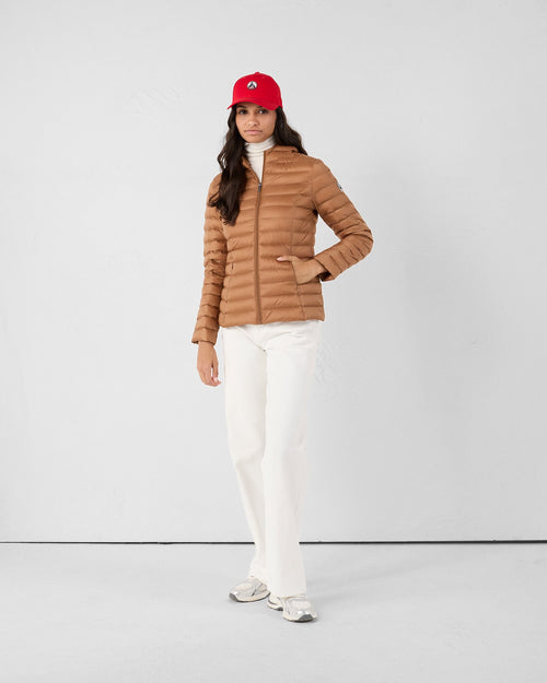 Doudoune légère à capuche Sucre roux Cloe