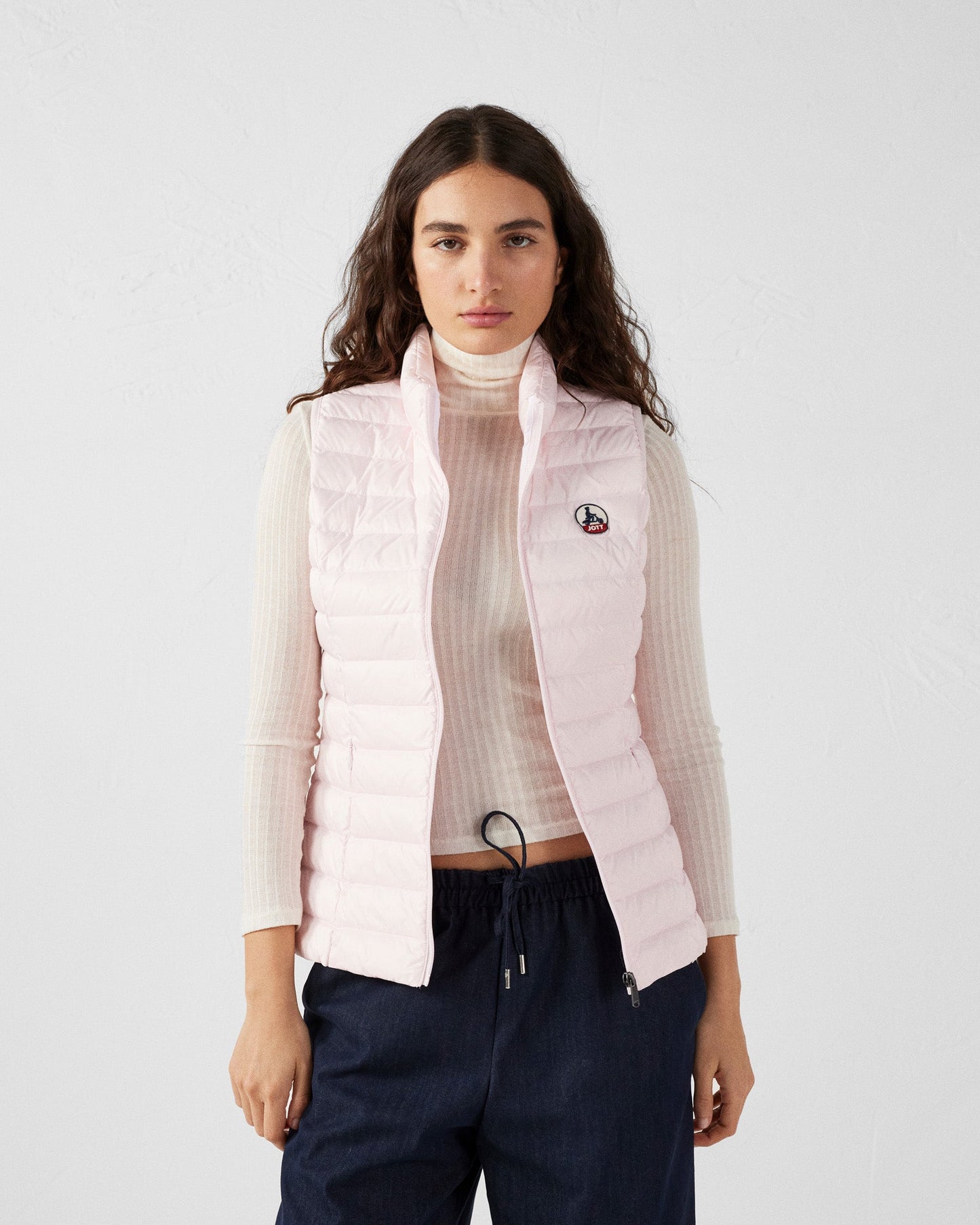 Doudoune légère sans manches Rose pétale Seda