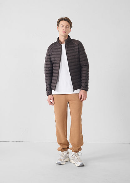 Doudoune légère Café noir Mat