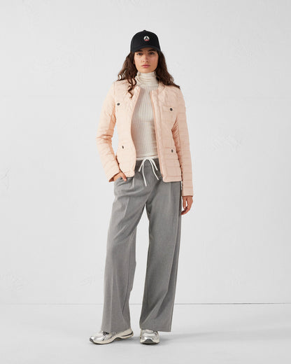 Doudoune stretch légère Pêche clair Ingrid