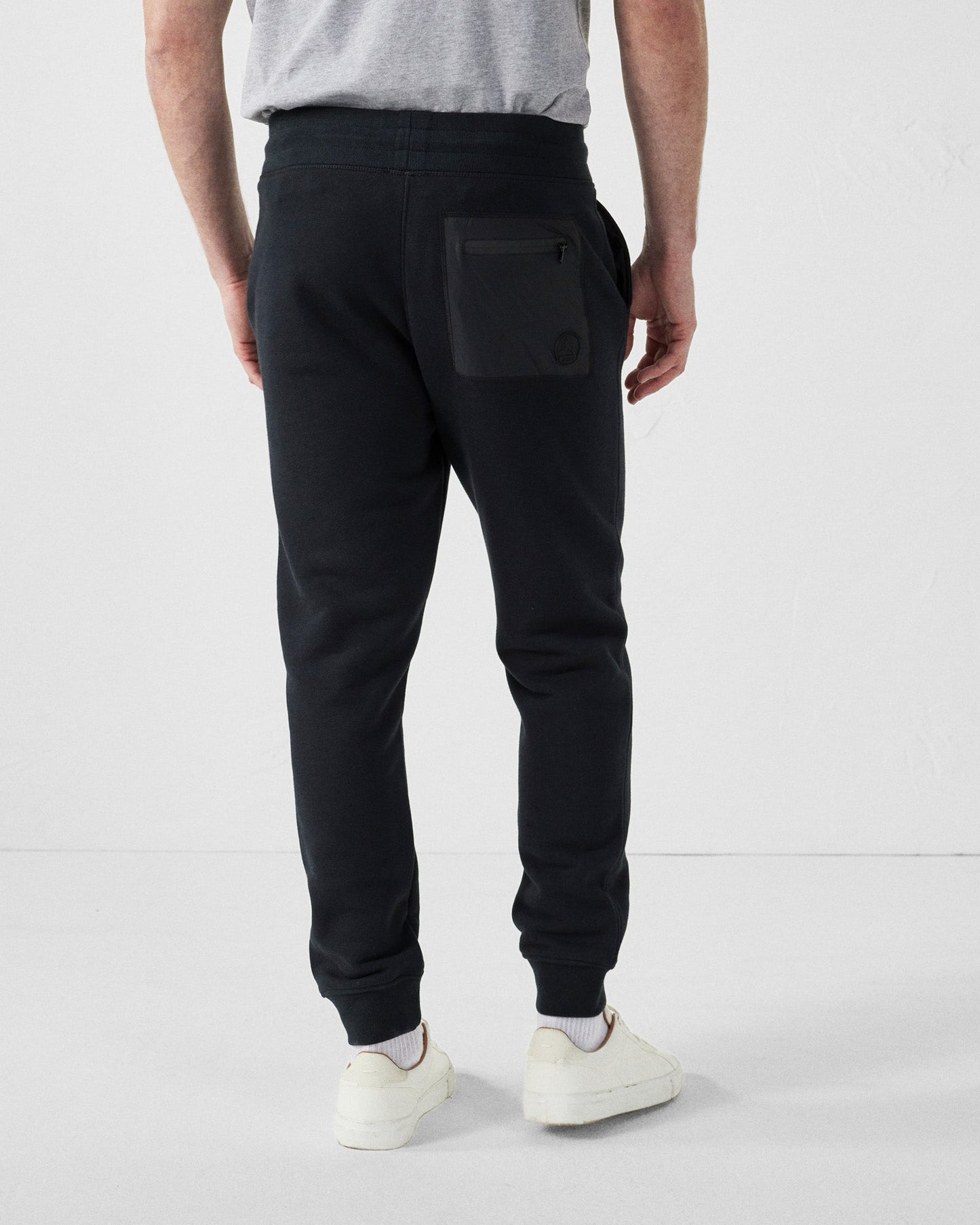 Pantalon de sport en coton Noir Achille