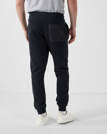 Pantalon de sport en coton Noir Achille