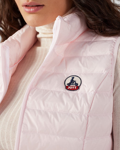 Doudoune légère sans manches Rose pétale Seda