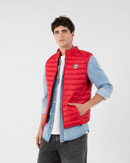Doudoune sans manches Rouge carmin Tom