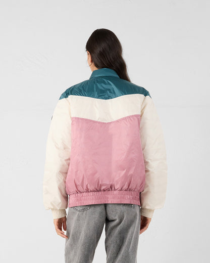 Veste esprit puffer Deep lake/Rose antique Joan